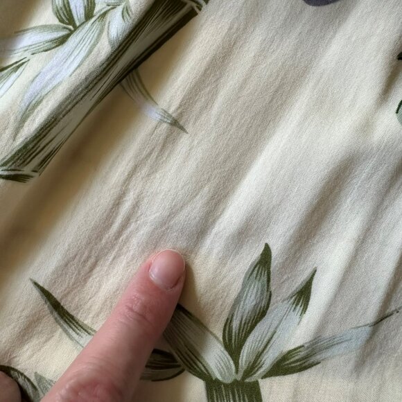 Vintage Winnie Fashion Floral Dress Size S Yellow Hawaiian Halter Swim Cover up - Picture 5 of 8